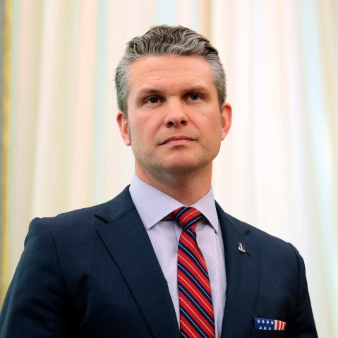 Image: President Trump And Defense Secretary Hegseth Speak In The Oval Office