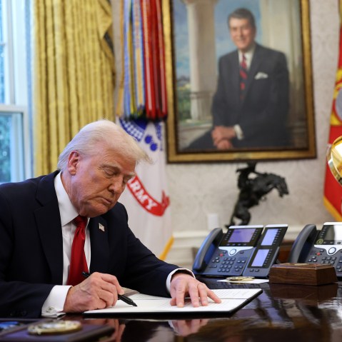 President Trump signs an executive order