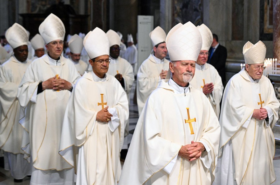 Cardinals attends the Eight Novemdiale mass