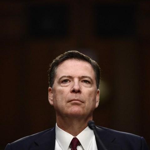 James Comey arrives to testify