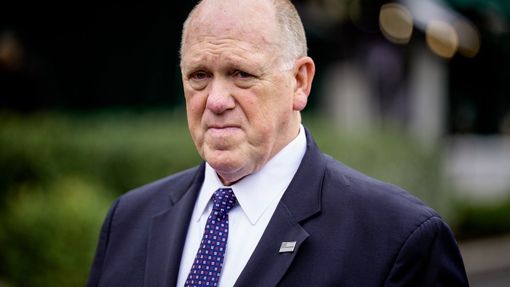 Image: White House Border Czar Tom Homan Speaks To Reporters At The White House