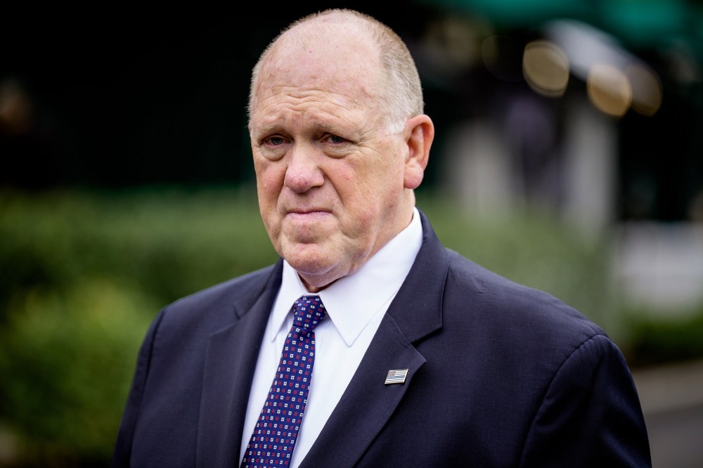 Image: White House Border Czar Tom Homan Speaks To Reporters At The White House