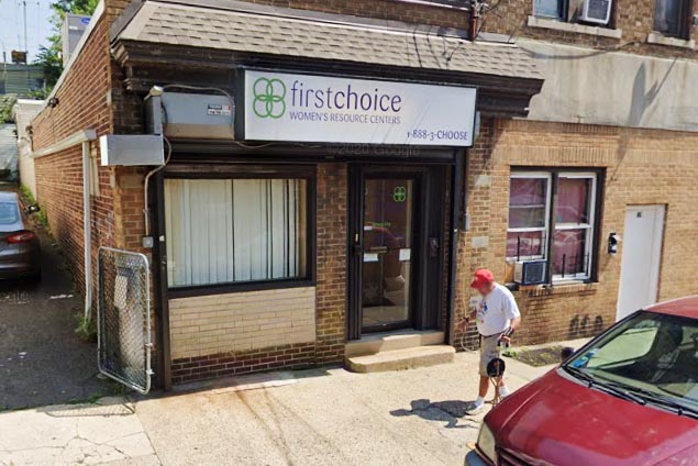 An office of First Choice Women's Resource Centers in Jersey City, N.J.