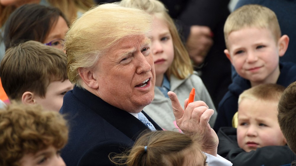 donald trump politics political politics easter kids children youth