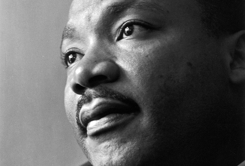 Martin Luther King Jr., photographed in 1964.