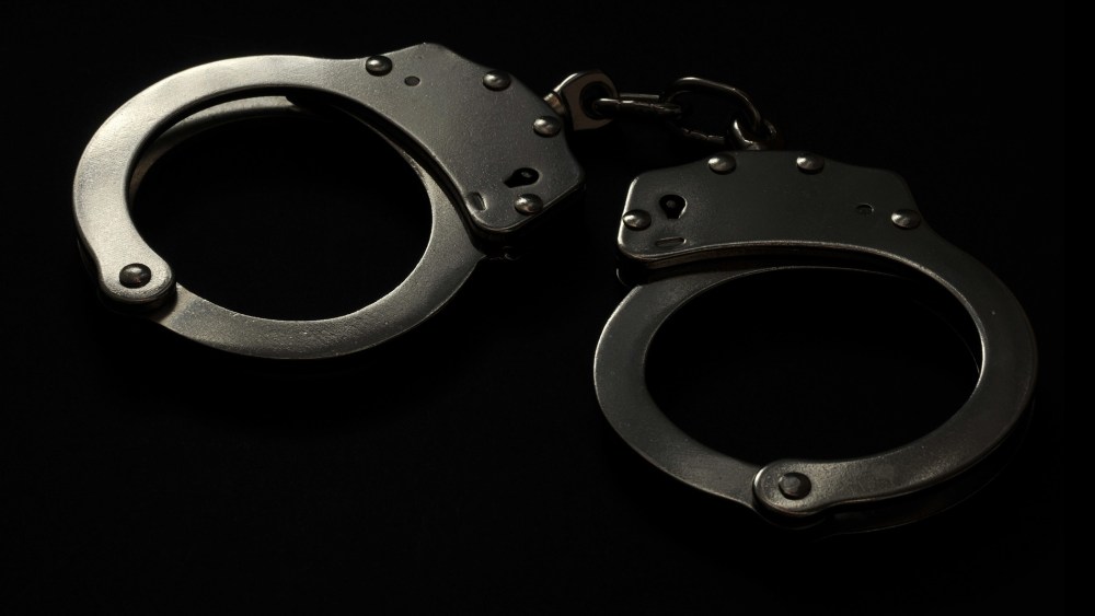 Handcuffs. (Photo by Romain Fellens/DPA/Corbis)