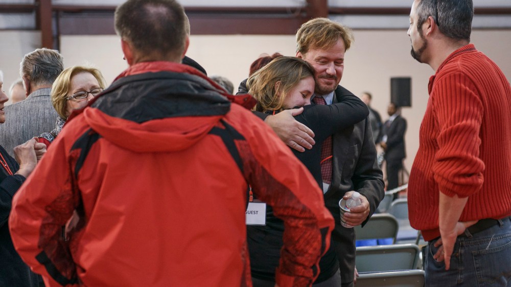 The United Methodist Church has put Reverend Frank Schaefer on trial for performing a marriage ceremony for his son who is gay, which is against church doctrine and violates Schaefer's oath as a Methodist minister.