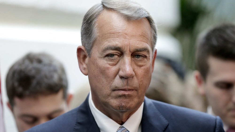 Speaker of the House John Boehner (R-OH) appears at a press conference at the U.S. Capitol on November 19, 2013 in Washington, D.C.