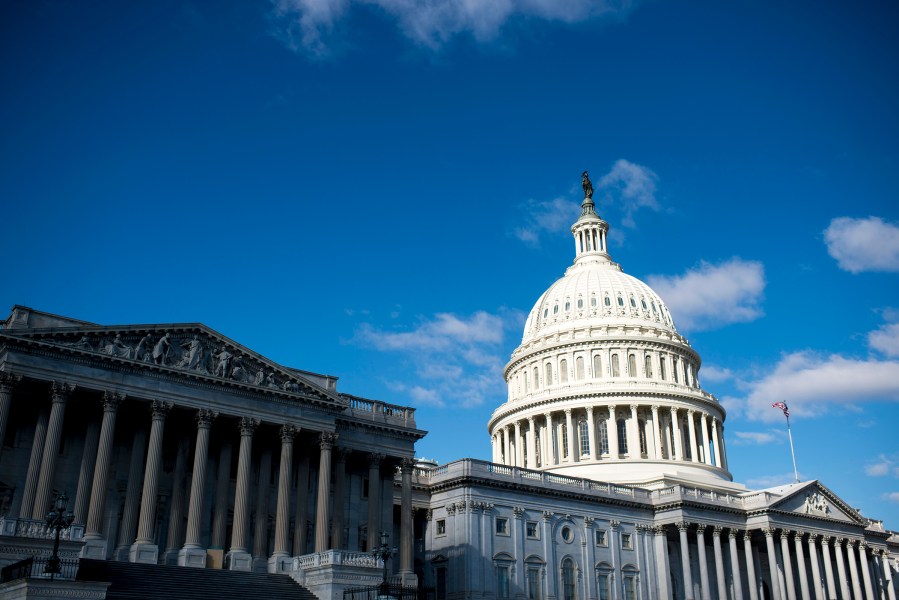 The U.S. Capitol building and dome on Tuesday, Nov. 19, 2013.