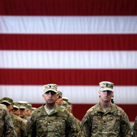 Soliders From Army's 3rd Brigade Return Home From Afghanistan To Fort Knox