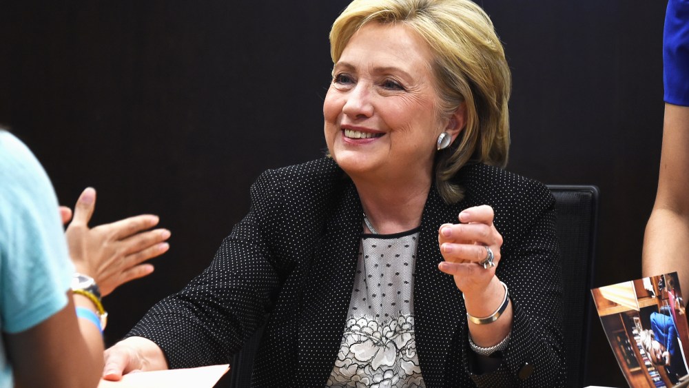 Hillary Rodham Clinton Book Signing For "Hard Choices" at Barnes & Noble bookstore at The Grove on June 19, 2014 in Los Angeles, California.