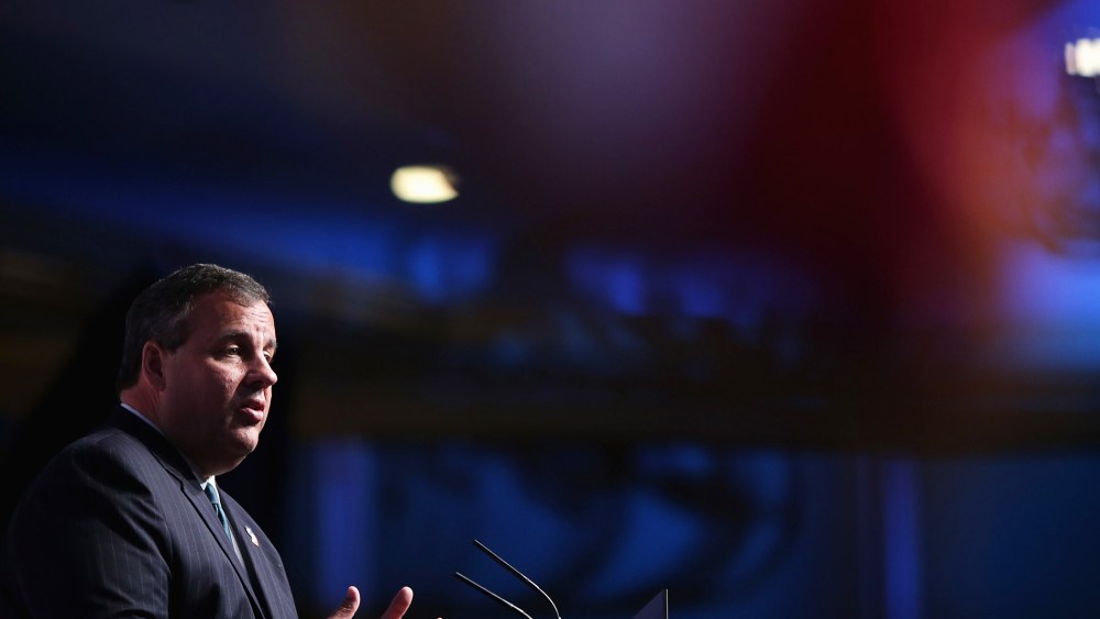 New Jersey Governor Chris Christie addresses the Faith and Freedom Coalition's 'Road to Majority' Policy Conference, June 20, 2014 in Washington, DC.