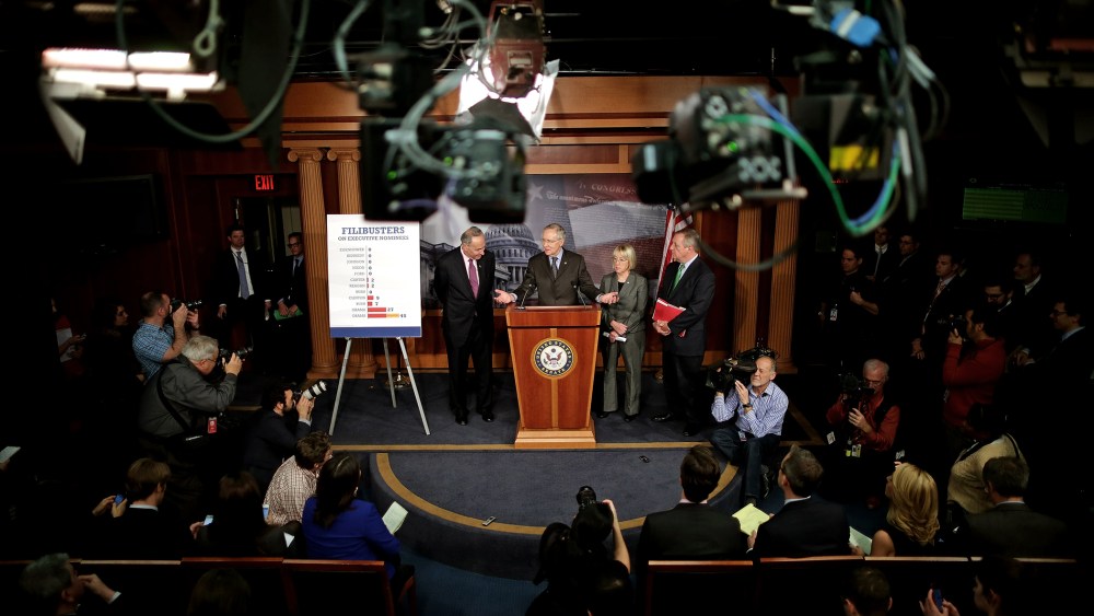 Harry Reid, Senate Democrats Pass "Nuclear Option" On Filibuster Rules