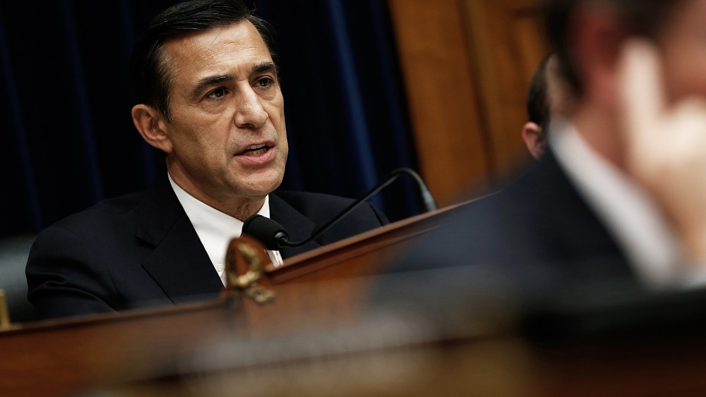 House Oversight and Government Reform Committee Chairman Darrell Issa (R-Calif.) speaks during the testimony of Internal Revenue Service Commissioner John Koskinen June 23, 2014 in Washington, DC.