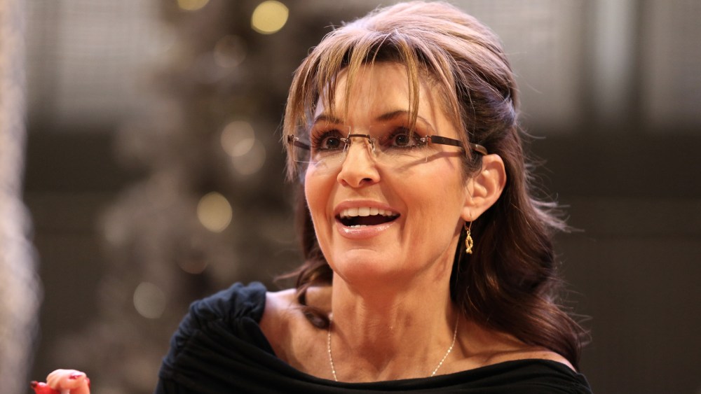 Sarah Palin on Nov. 21, 2013 at the Mall of America in Bloomington, Minnesota.