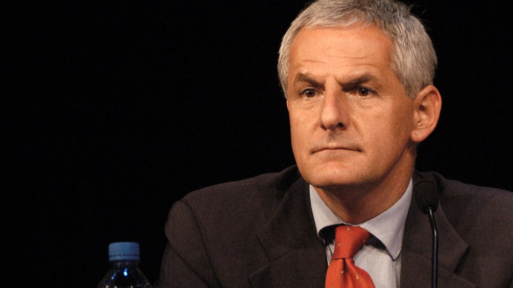 Joep Lange, pictured on July 14, 2003, is one of the dozens of AIDS researchers and prevention advocates that are reported to be among the victims of the Malaysia Airlines crash.
