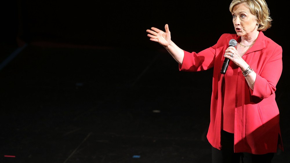 Former Secretary of State Hillary Clinton speaks at the Bronx Children's Museum on July 25, 2014.
