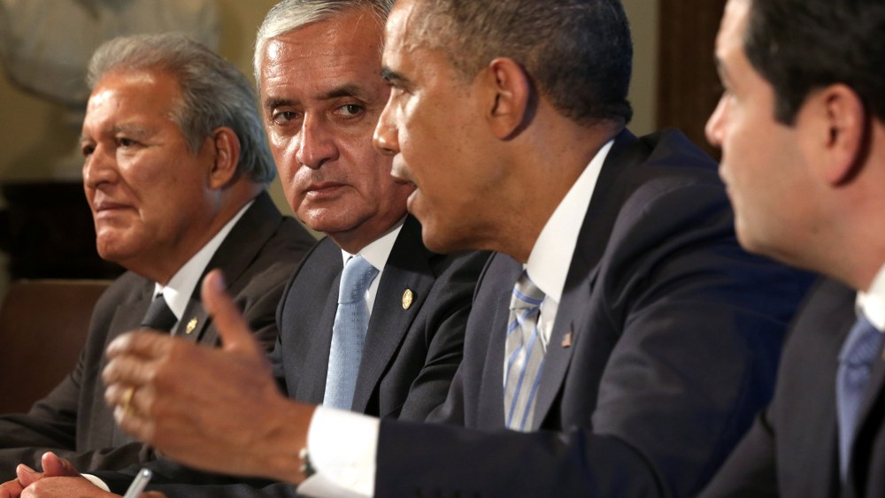 Obama Meets With Leaders Of Honduras, Guatemala And El Salvador At White House