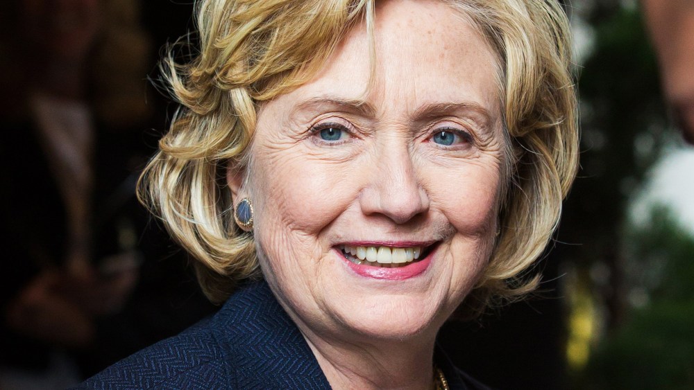 Hillary Clinton is seen arriving at The Carlyle Hotel on July 30, 2014 in New York City.