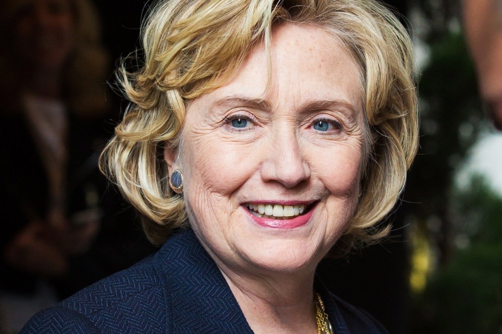 Hillary Clinton is seen arriving at The Carlyle Hotel on July 30, 2014 in New York City.