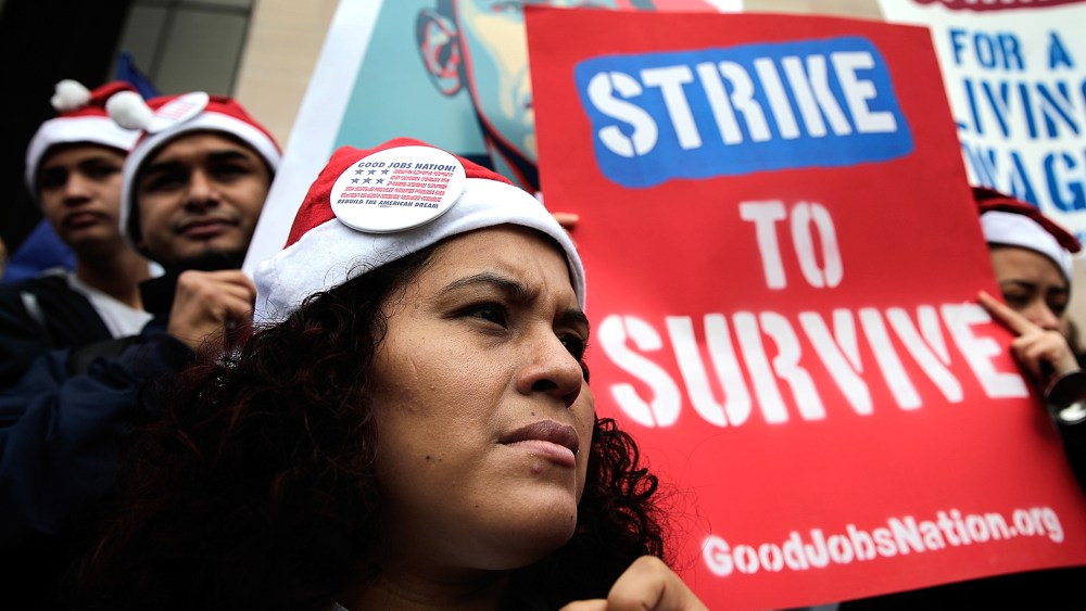 Fast Food Workers Organize Nat'l Walkout Over Low Wages