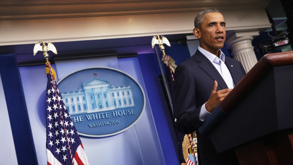 President Obama Delivers Statement At The White House