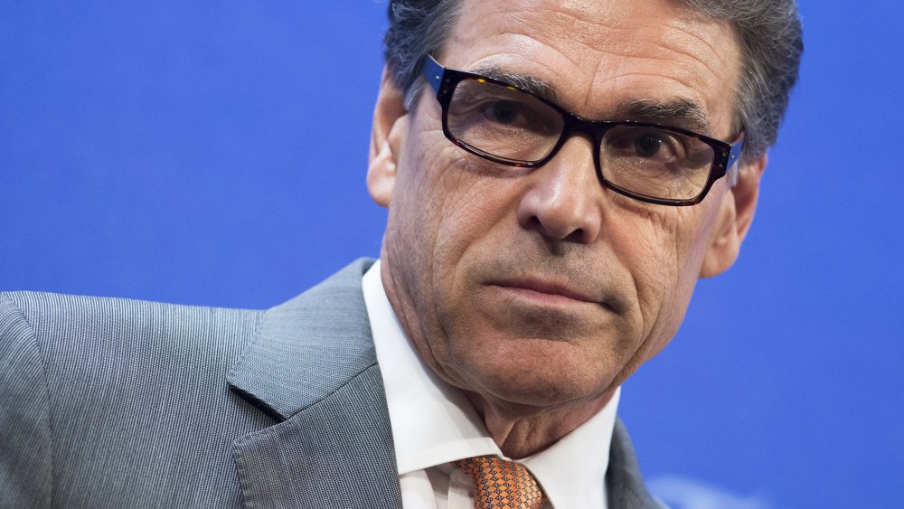 Texas Governor Rick Perry speaks at an event at the Heritage Foundation in Washington, DC, August 21, 2014.