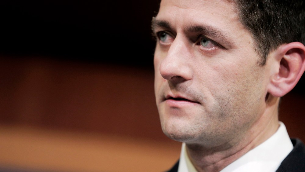 House Budget Committee Chairman Paul Ryan (R-WI) speaks at a a press conference to announce a bipartisan budget deal at the U.S. Capitol on Dec. 10, 2013 in Washington, DC.