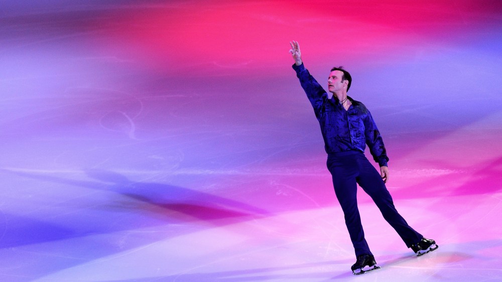 Brian Boitano skates at the Izod Center on Dec. 11, 2013 in East Rutherford, N.J.