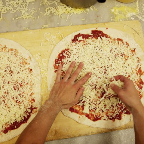 Pizza. (Photo by Joe Raedle/Getty)