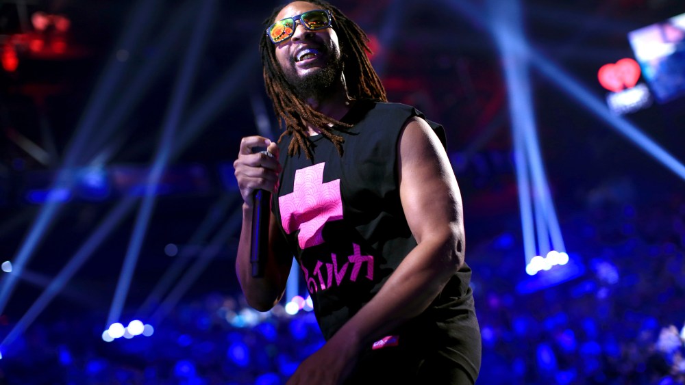 Rapper Lil Jon performs onstage during the 2014 iHeartRadio Music Festival at the MGM Grand Garden Arena on Sept. 20, 2014 in Las Vegas, Nevada.