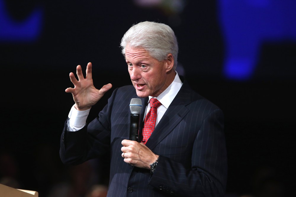 Former U.S. President Bill Clinton speaks at the Clinton Global Initiative (CGI), on Sept. 24, 2014 in New York, N.Y. (Photo by John Moore/Getty)