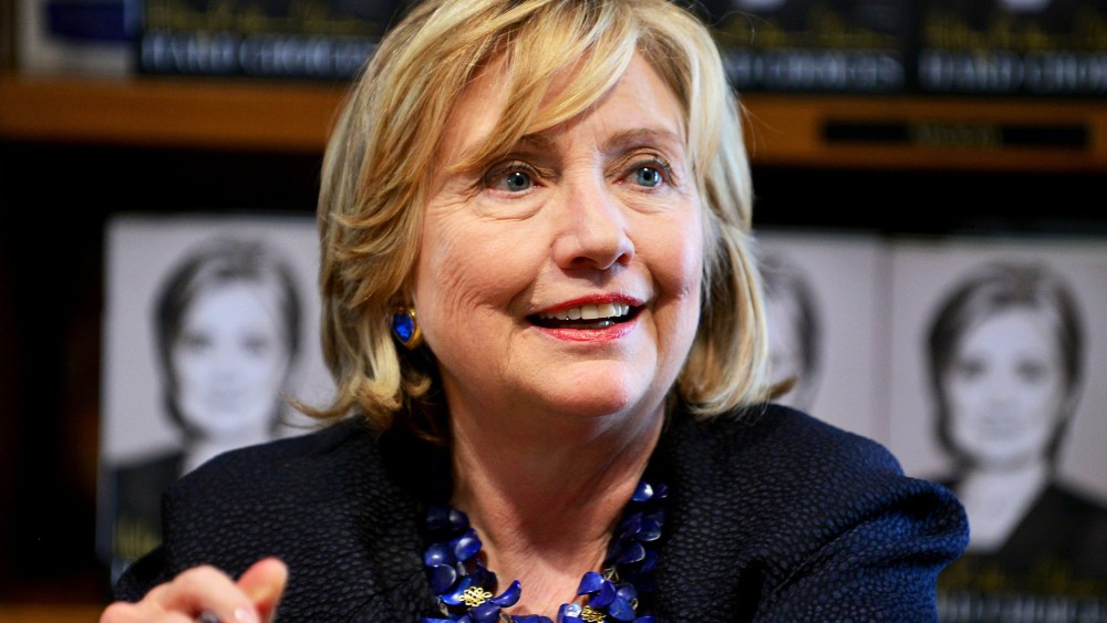 Hillary Clinton greets fans and signs copies of her book "Hard Choices" at Books and Books on October 2, 2014 in Coral Gables, Florida.