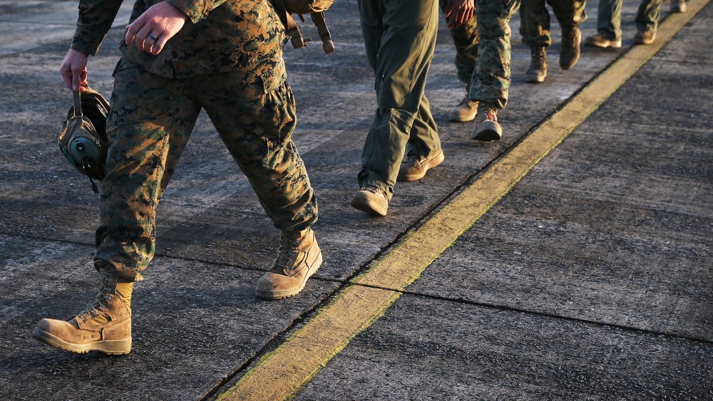 U.S. troops.