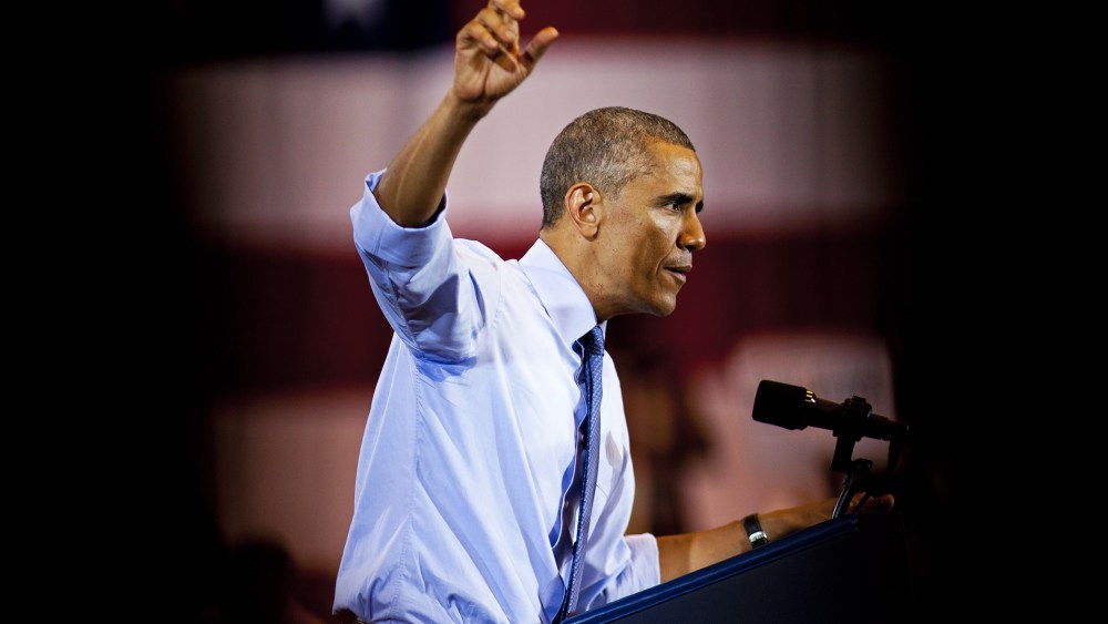 President Barack Obama speaks during an event on Oct. 28, 2014 in Milwaukee, Wis. (Photo by Darren Hauck/Getty)