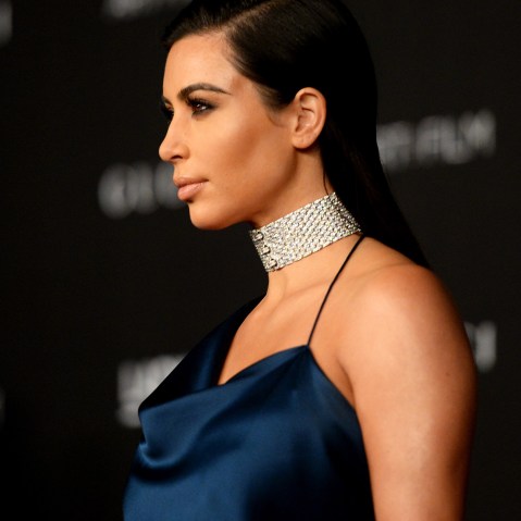 TV personality Kim Kardashian West attends the 2014 LACMA Art + Film Gala on Nov. 1, 2014 in Los Angeles, Calif. (Photo by Jason Merritt/Getty for LACMA)
