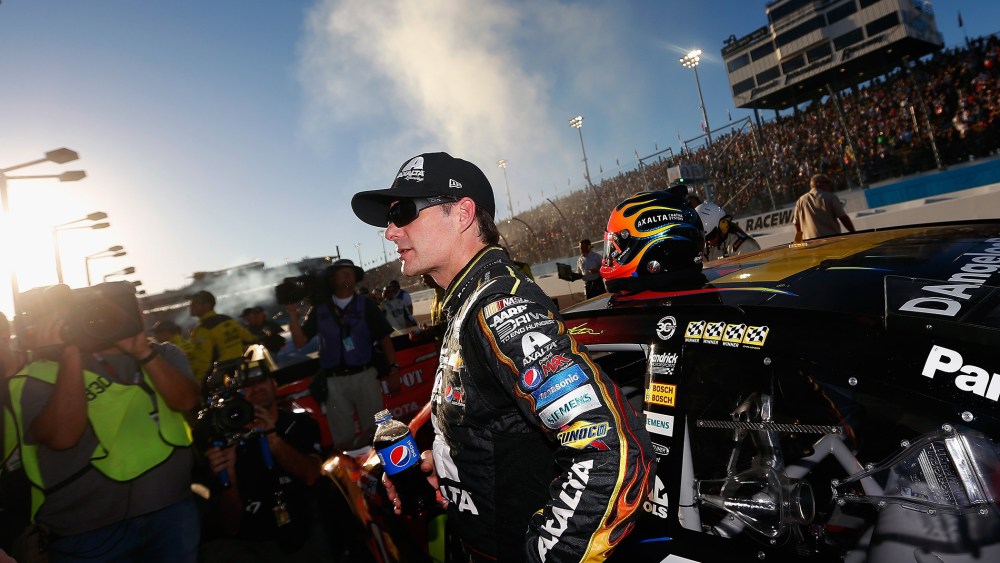 Jeff Gordon at Phoenix International Raceway on November 9, 2014 in Avondale, Arizona.
