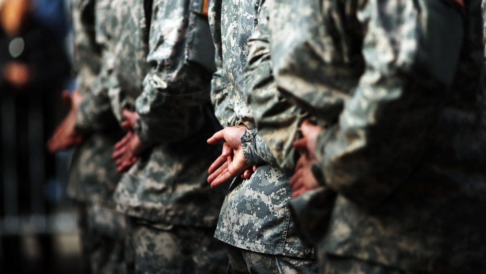 U.S. soldiers are pictured. (Photo by Spencer Platt/Getty)