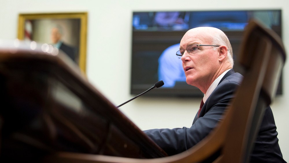 Joseph Clancy, then, acting director of the United States Secret Service, testifies during a hearing on Capitol Hill, Nov. 19, 2014 in Washington, D.C. (Photo by Drew Angerer/Getty)