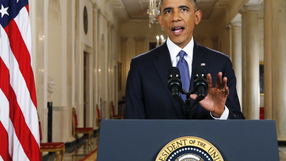 President Barack Obama announces executive actions on U.S. immigration policy during a nationally televised address from the White House, Nov. 20, 2014 in Washington, D.C. (Photo by Jim Bourg/Pool/Getty)