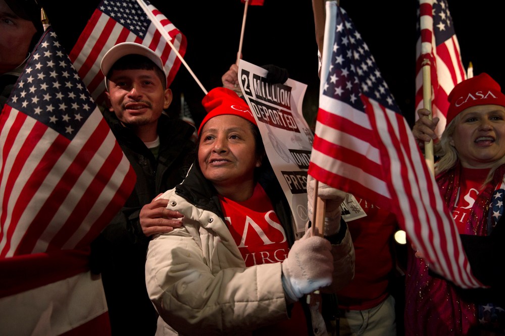 Immigration celebrations outside White House
