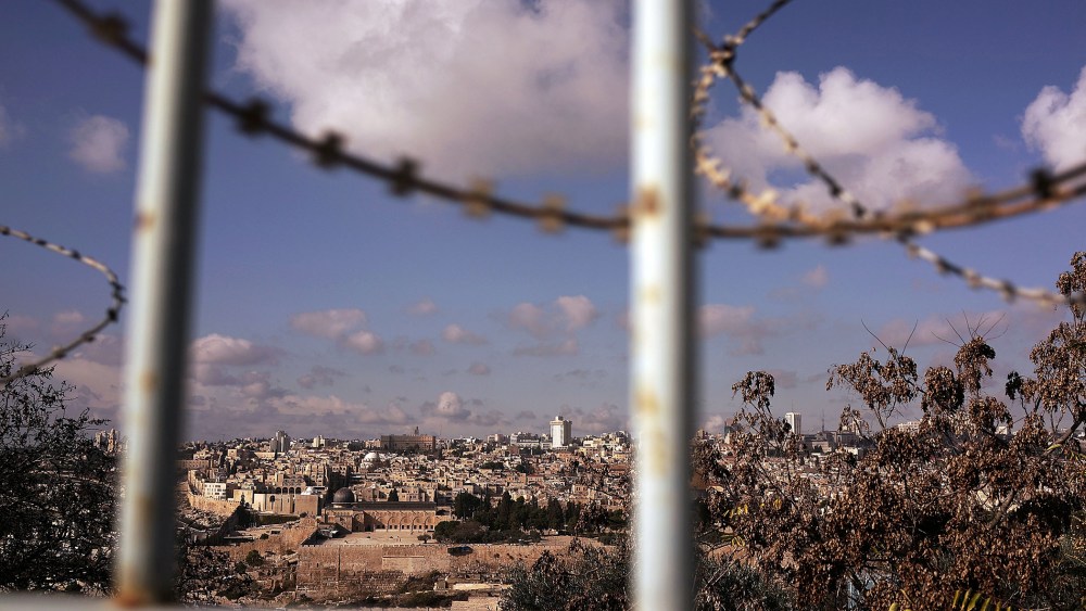 A view of the Old City in Jerusalem is seen on Nov/ 25, 2014 in Jerusalem, Israel. (Photo by Spencer Platt/Getty)