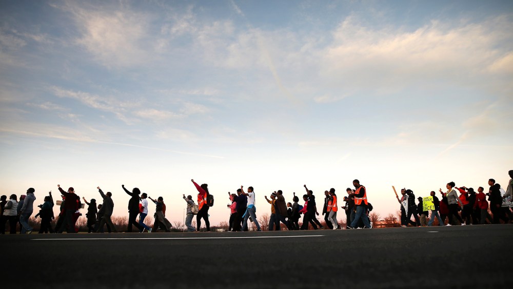 Ferguson Celebrates Thanksgiving Weekend Amidst Turmoil