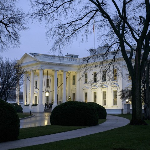 A view of the White House on Dec. 6, 2014 in Washington, DC. (Photo by Brendan Smialowski/AFP/Getty)