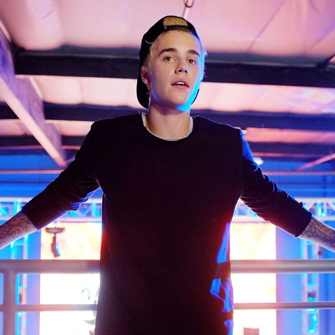 Justin Bieber attends the Grand Opening of West Coast Customs Burbank Headquarters on Dec. 7, 2014 in Burbank, Calif. (Photo by Jerod Harris/Getty)