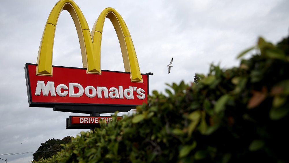 A sign outside of a McDonald's restaurant.