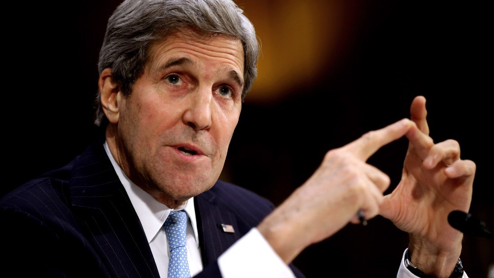 Secretary of State John Kerry testifies during a hearing of the Senate Foreign Relations Committee on Capitol Hill Dec. 9, 2014 in Washington, DC. (Photo by Chip Somodevilla/Getty)