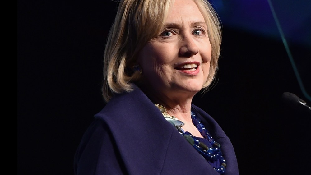 Hillary Rodham Clinton speaks on Dec. 16, 2014 in New York City. (Photo by Mike Coppola/Getty)