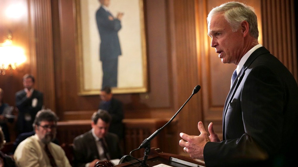 Image: Sen. Ron Johnson Announces Lawsuit Against Affordable Care Act Regulation