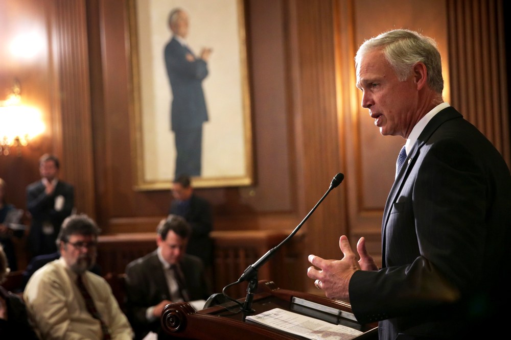 Image: Sen. Ron Johnson Announces Lawsuit Against Affordable Care Act Regulation